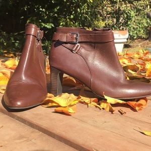 Brown Heeled Boots